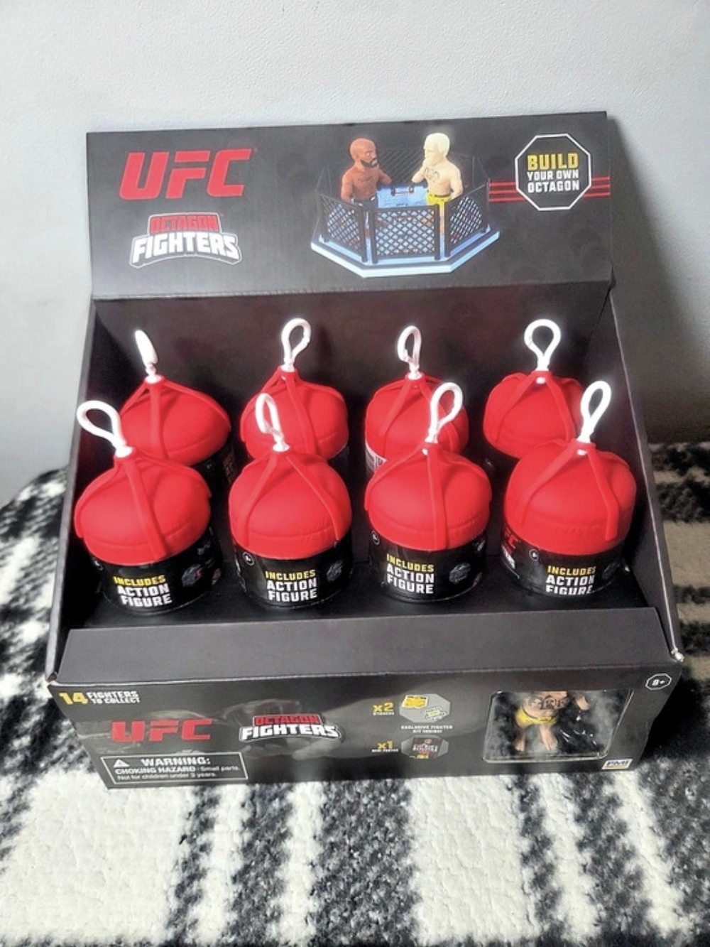 UFC Octagon Fighters 14-Figure Action Figure Set NWT With Display